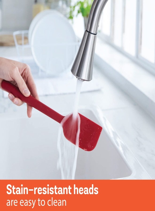 Meyer Silicone Spatulla | Silicone Accessories. for Cooking | Palta Big Size | Kitchen Tools | Spatula for Kitchen | Spatula for Non Stick Pan, Red - Image 5